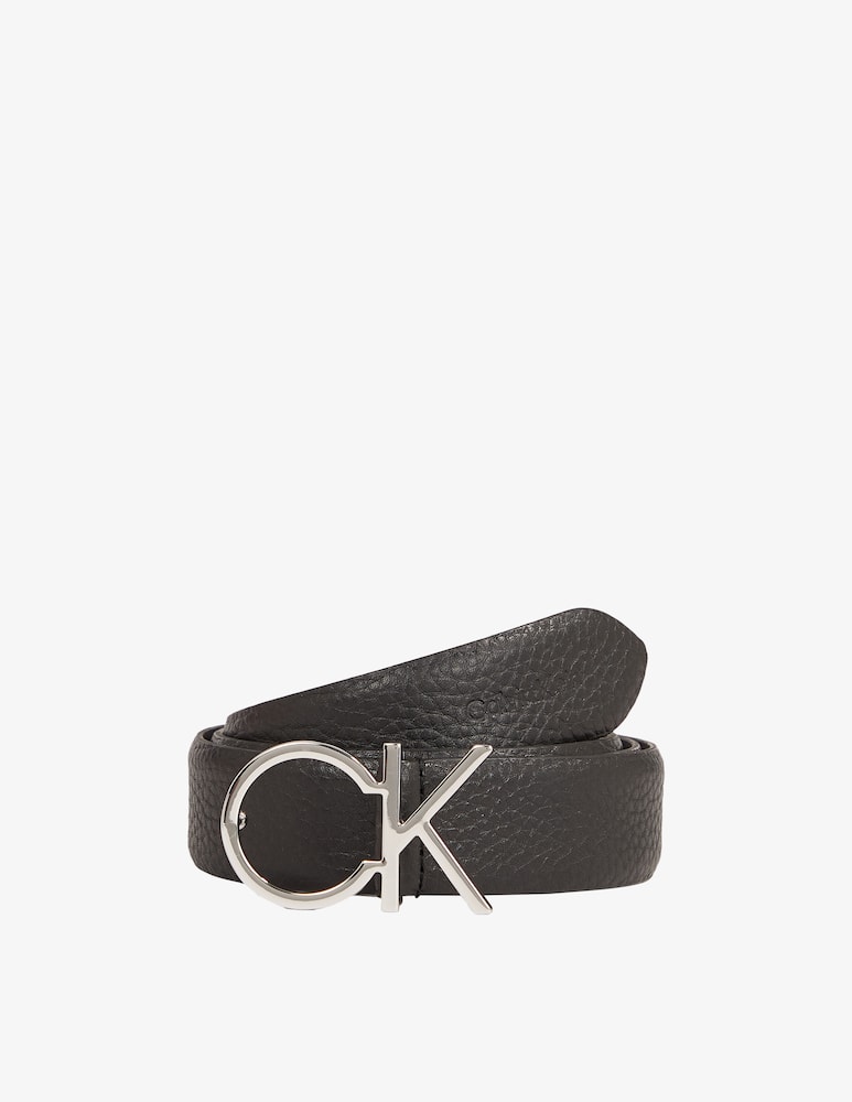 Calvin Klein Ck logo belt 3.0 pebble - picture 1 Calvin Klein Ck logo belt 3.0 pebble - picture 1