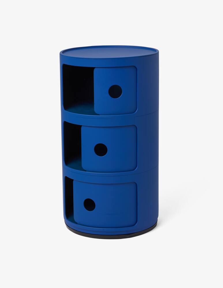rinascente Kartell Componibile 3 Elementi Mat Blu Klein