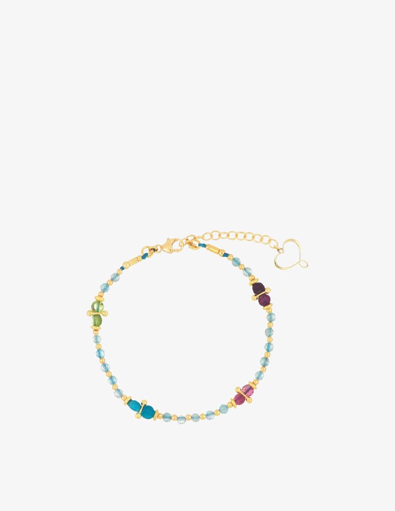 Maman et Sophie Bracciale acquamarina e pietre - immagine 1