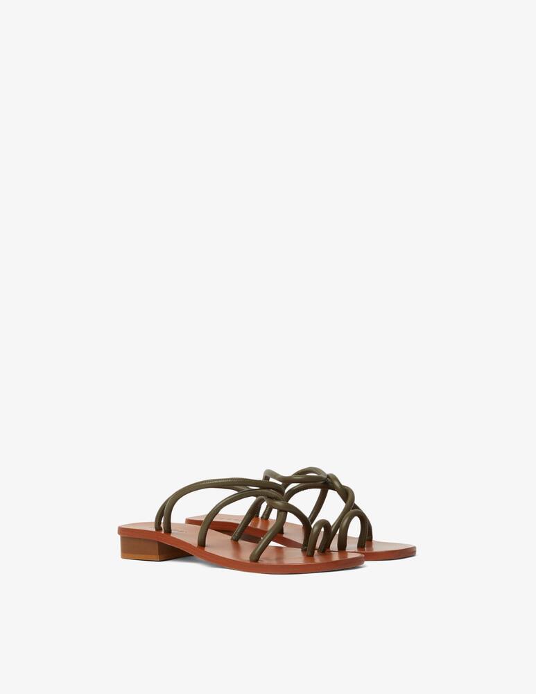 rinascente lanapo Leather heeled sandals