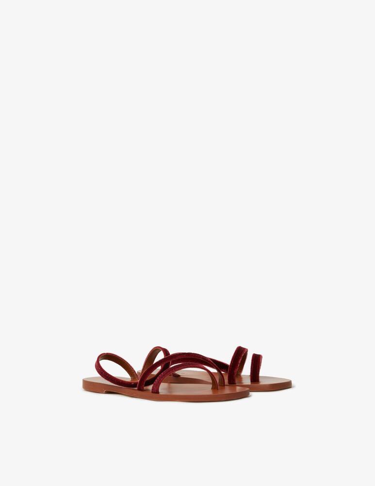 rinascente lanapo Sandali bassi Pietrasanta in velluto