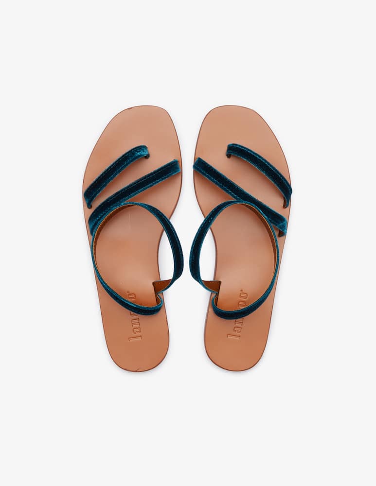 rinascente lanapo Sandali bassi Pietrasanta in velluto