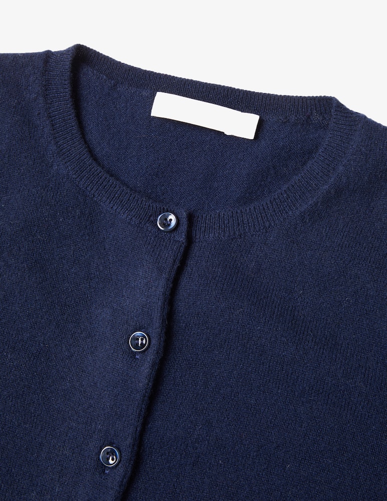 Pure Cashmere Cardigan girocollo - immagine 2