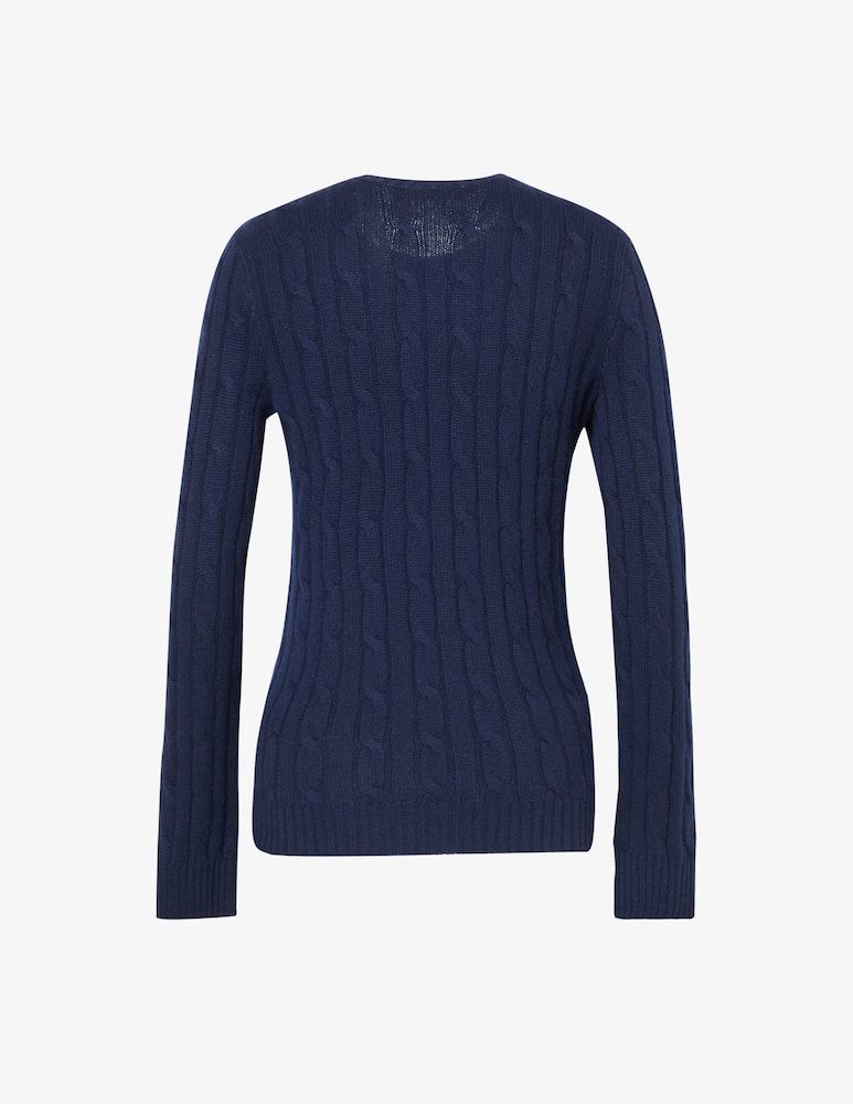 Pure Cashmere Maglione girocollo cable treccia - immagine 3 Pure Cashmere Maglione girocollo cable treccia - immagine 3