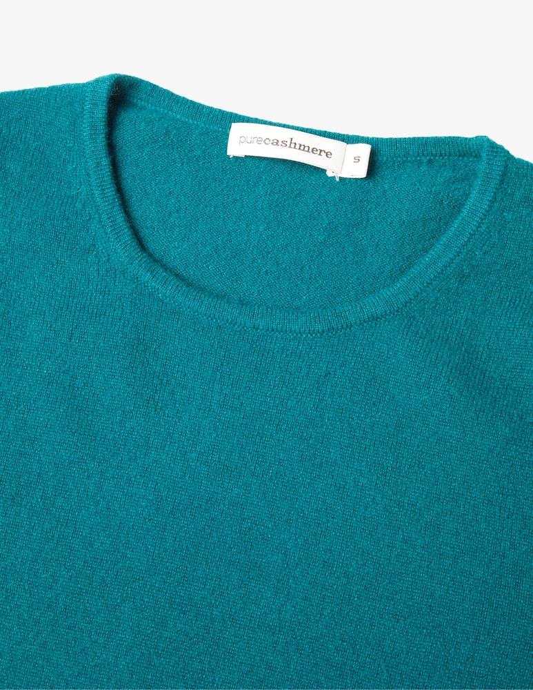 Pure Cashmere Roundneck short sleeved sweater - picture 2 Pure Cashmere Roundneck short sleeved sweater - picture 2