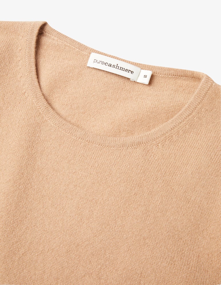 rinascente Pure Cashmere Maglione scollo a barca manica corta