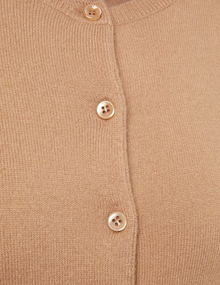 Pure Cashmere Cardigan girocollo - immagine 2 Pure Cashmere Cardigan girocollo - immagine 2