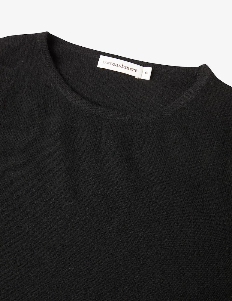 Pure Cashmere Roundneck short sleeved sweater - picture 2 Pure Cashmere Roundneck short sleeved sweater - picture 2
