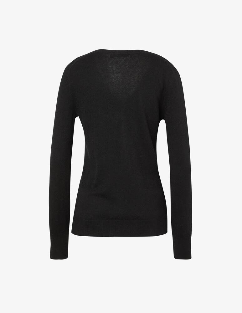 rinascente Pure Cashmere Maglione scollo v manica lunga