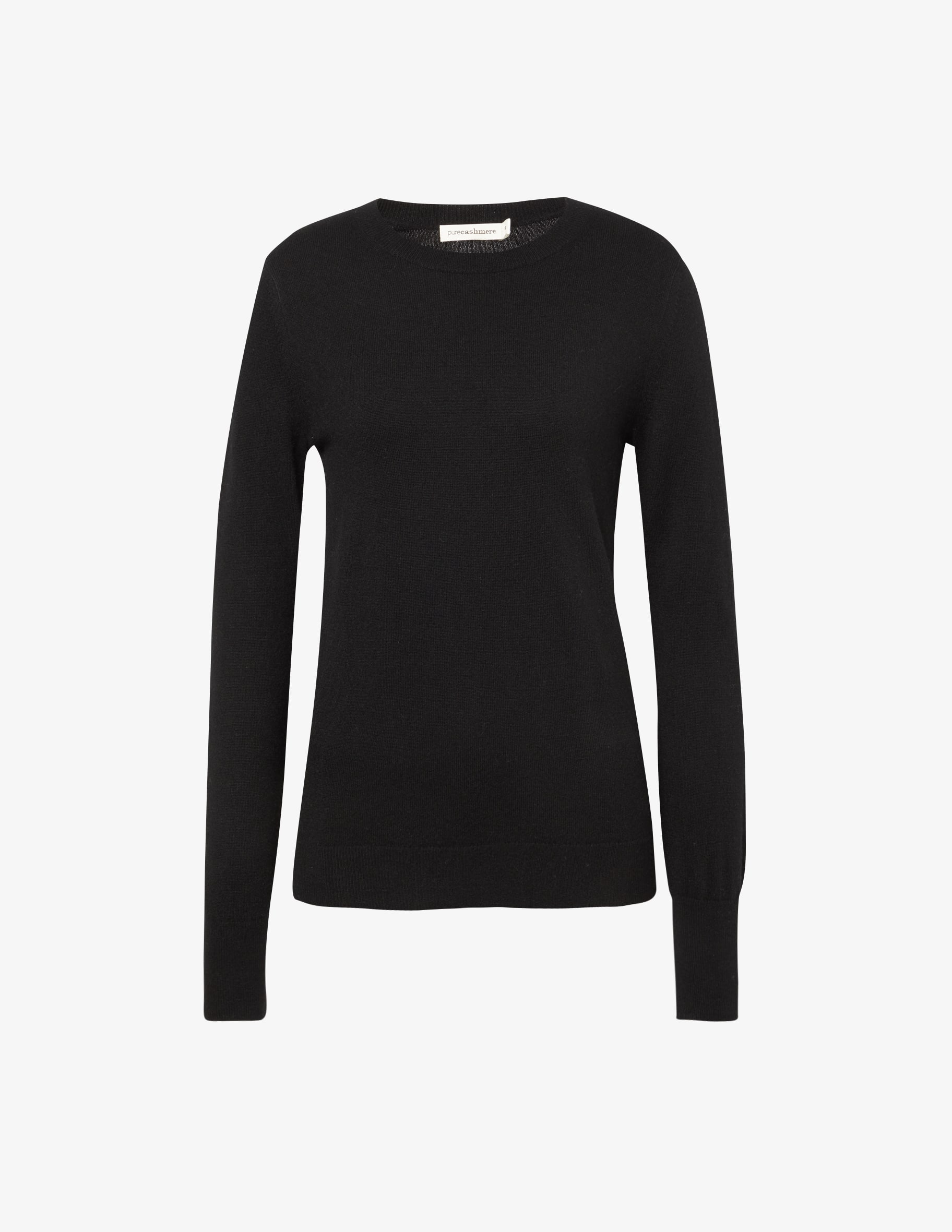 Maglione Donna Girocollo In Misto Cashmere – Manica Lunga, Pullover Spesso – Taglie XXS A L