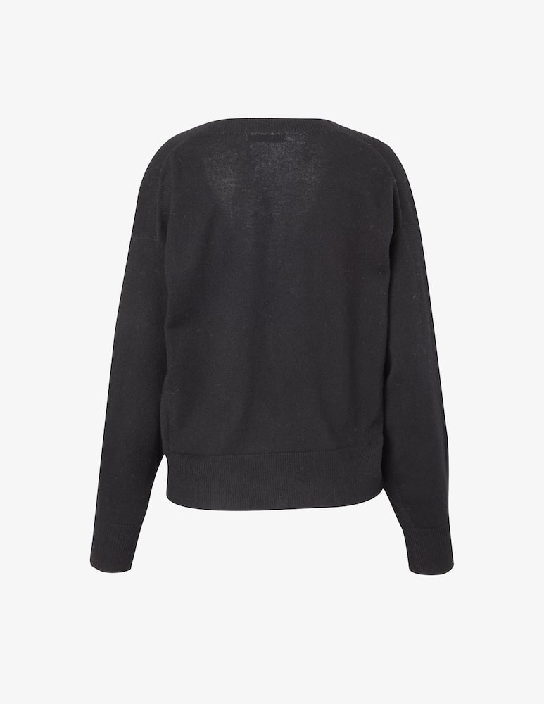 Pure Cashmere Cardigan scollo v a manica lunga - immagine 3 Pure Cashmere Cardigan scollo v a manica lunga - immagine 3