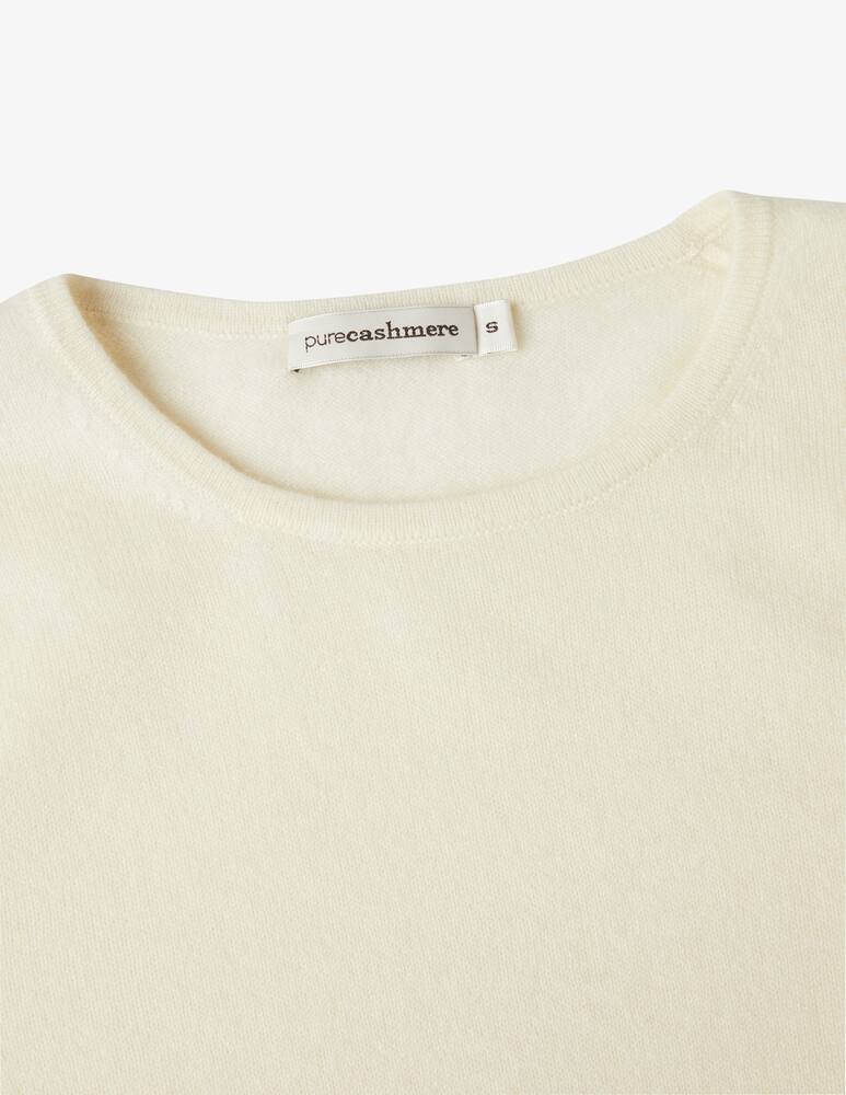 rinascente Pure Cashmere Maglione scollo a barca manica corta