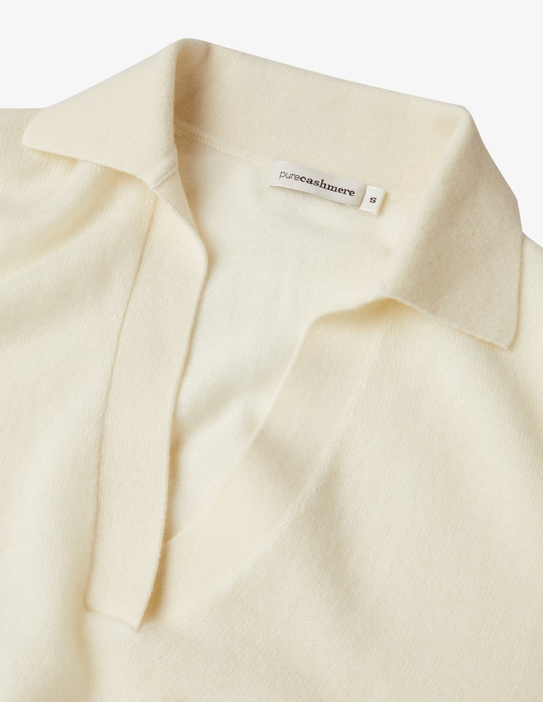 Pure Cashmere Maglione polo a manica lunga - immagine 2 Pure Cashmere Maglione polo a manica lunga - immagine 2