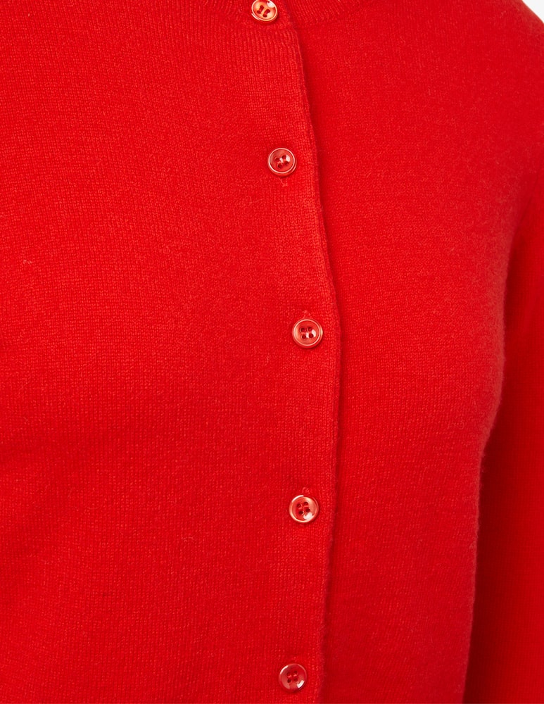 Pure Cashmere Long sleeve mandarin collar cardigan - picture 2 Pure Cashmere Long sleeve mandarin collar cardigan - picture 2