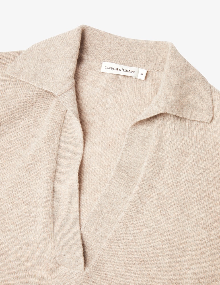 Pure Cashmere Maglione polo a manica lunga - immagine 2 Pure Cashmere Maglione polo a manica lunga - immagine 2
