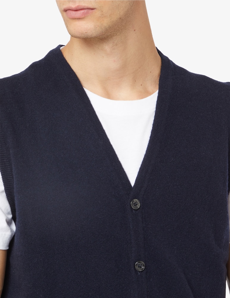 Rinascente Collection Gilet con bottoni in lana f12 - immagine 4 Rinascente Collection Gilet con bottoni in lana f12 - immagine 4