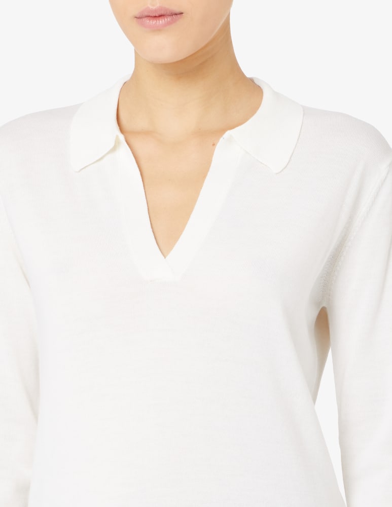 Rinascente Collection Maglia colo polo in merino - immagine 4 Rinascente Collection Maglia colo polo in merino - immagine 4