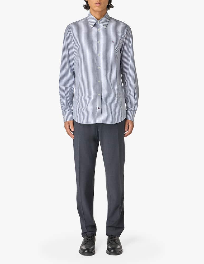 rinascente Tommy Hilfiger Camicia oxford righe slim fit