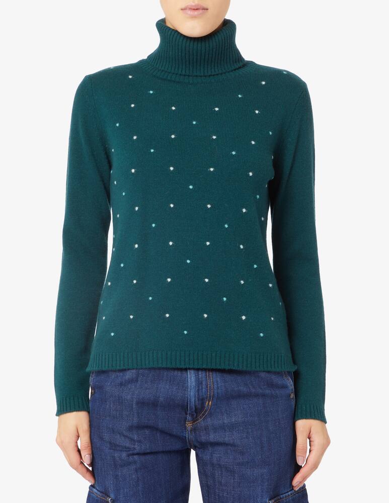 Elizabeth Ascot Maglione a collo alto in misto lana - immagine 1 Elizabeth Ascot Maglione a collo alto in misto lana - immagine 1