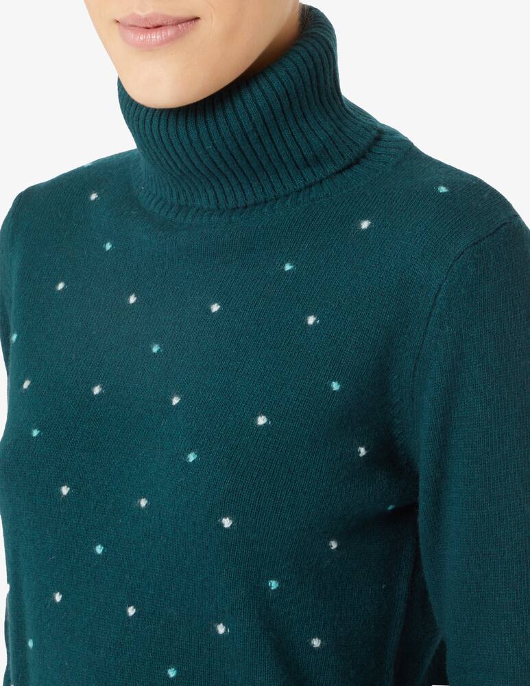 rinascente Elizabeth Ascot Maglione a collo alto in misto lana