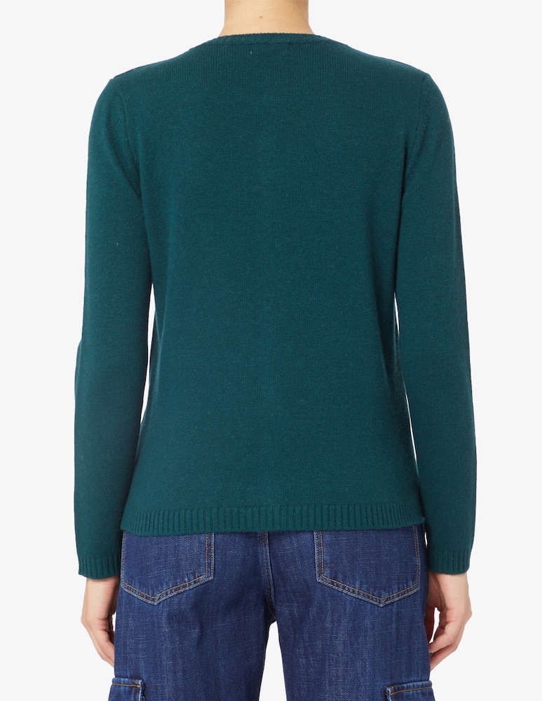 Elizabeth Ascot Cardigan in misto lana a pois - immagine 3 Elizabeth Ascot Cardigan in misto lana a pois - immagine 3