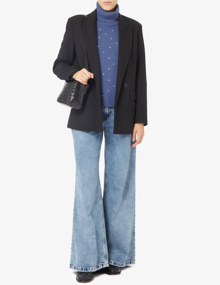 rinascente Elizabeth Ascot Maglione a collo alto in misto lana