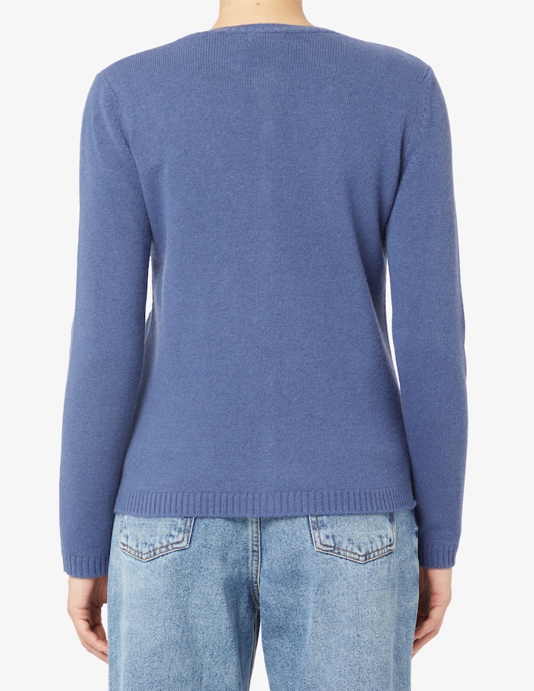Elizabeth Ascot Cardigan in misto lana a pois - immagine 3 Elizabeth Ascot Cardigan in misto lana a pois - immagine 3
