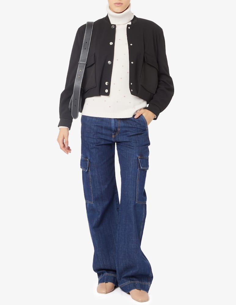 rinascente Elizabeth Ascot Maglione a collo alto in misto lana