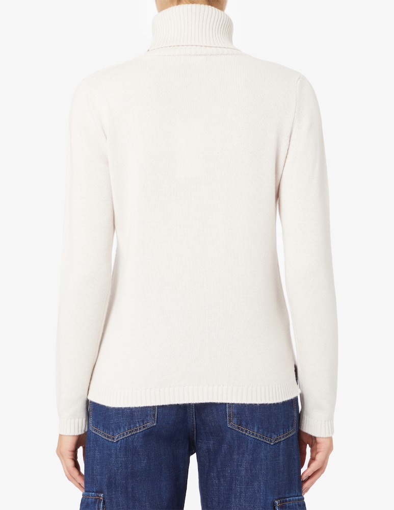 Elizabeth Ascot Maglione a collo alto in misto lana - immagine 3
