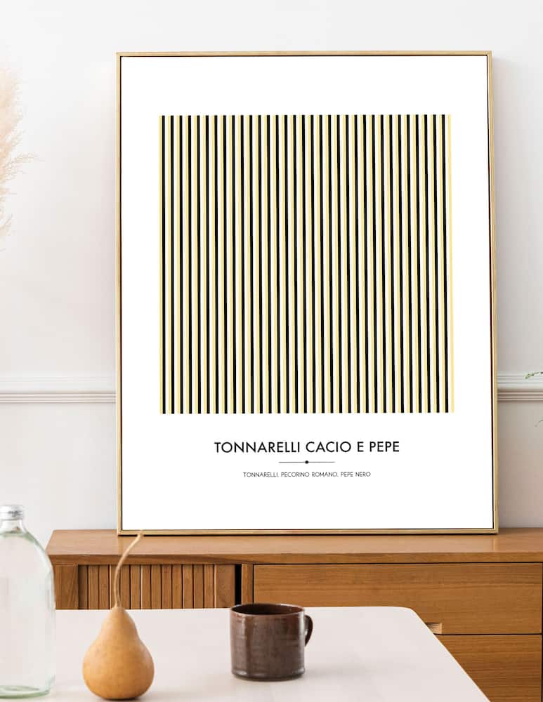 Slurp Design Tonnarelli Cacio e Pepe Poster - picture 1 Slurp Design Tonnarelli Cacio e Pepe Poster - picture 1