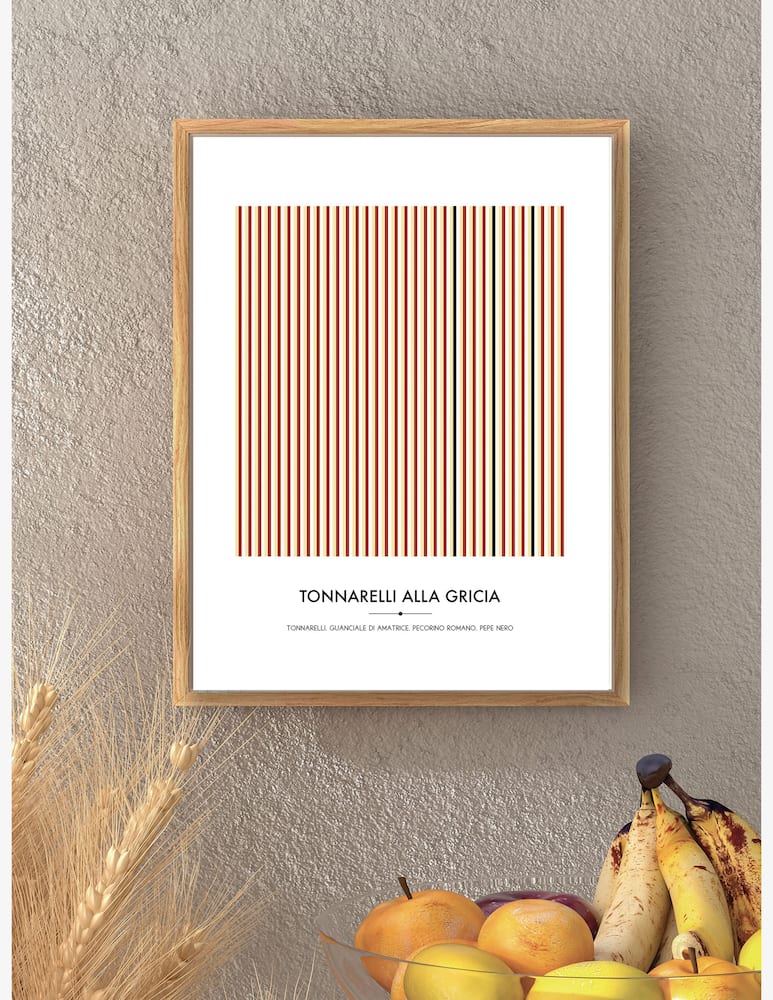 Slurp Design Tonnarelli alla Gricia Poster - picture 1 Slurp Design Tonnarelli alla Gricia Poster - picture 1