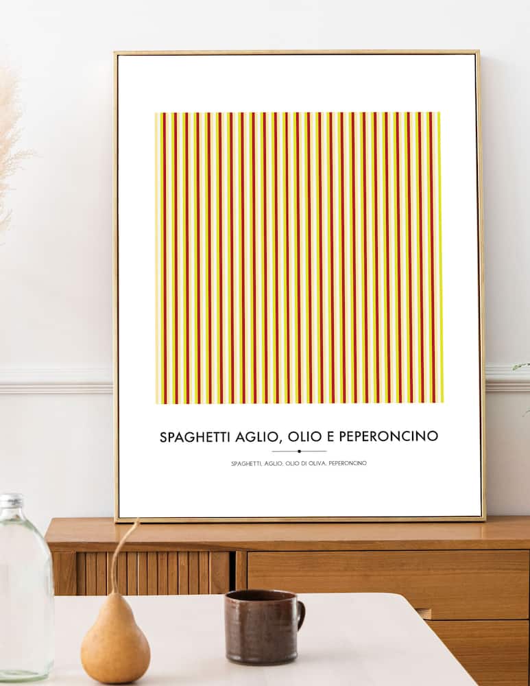 Slurp Design Aglio, olio e Peperoncino Poster - immagine 1 Slurp Design Aglio, olio e Peperoncino Poster - immagine 1
