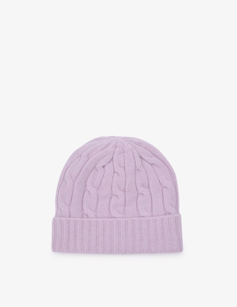 rinascente Pure Cashmere Cable braid hat