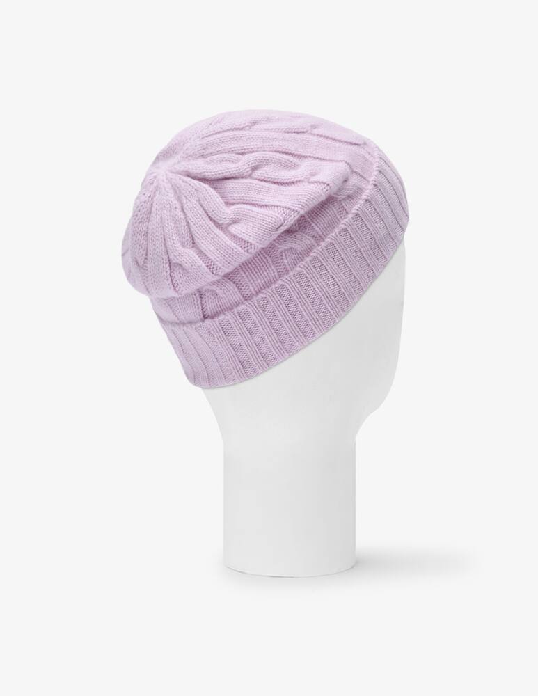 rinascente Pure Cashmere Cable braid hat
