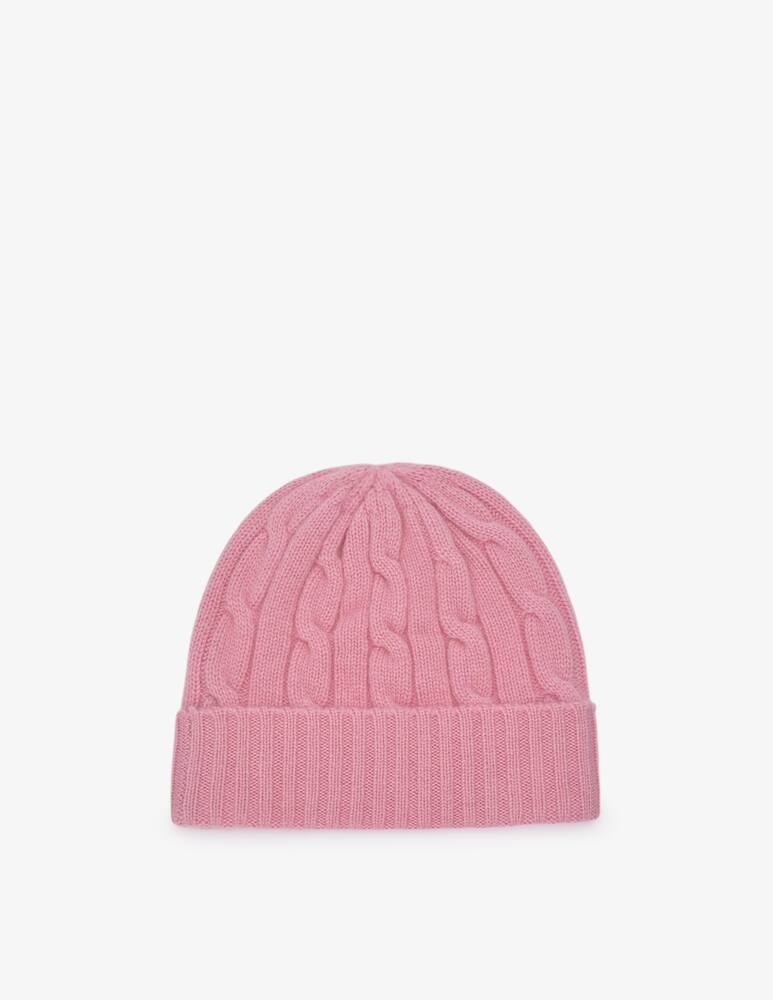 rinascente Pure Cashmere Cable braid hat