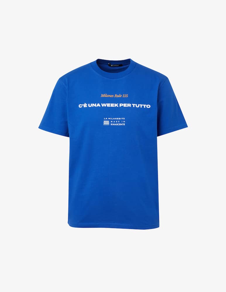 Rinascente Tshirt Blu Klein C'è Una Week Per Tutto - immagine 1 Rinascente Tshirt Blu Klein C'è Una Week Per Tutto - immagine 1