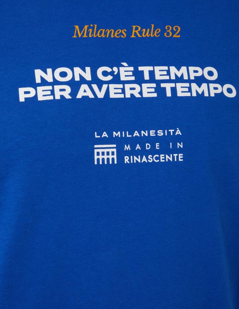 rinascente Rinascente Tshirt Blu Klein Non C'è Tempo Per Avere Tempo