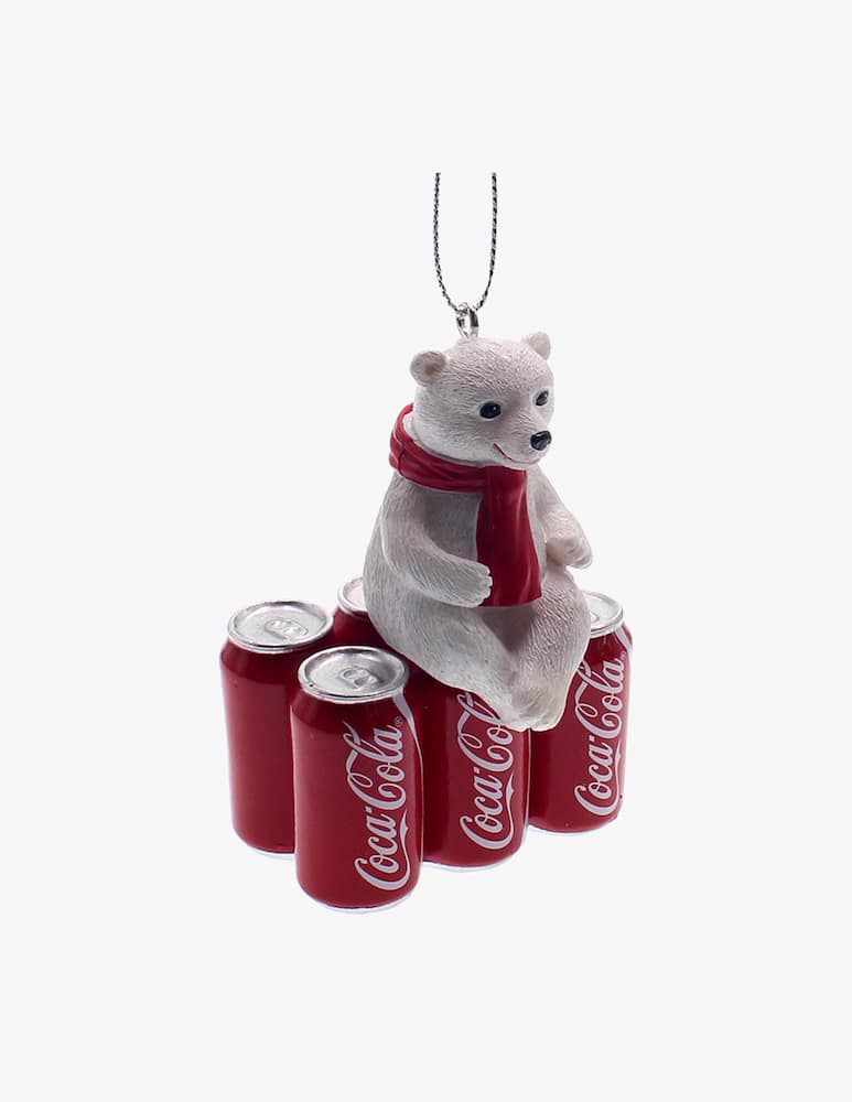 rinascente Kurt S. Adler Addobbo Orsetto Coca-Cola® Con Multipack 6 Lattine