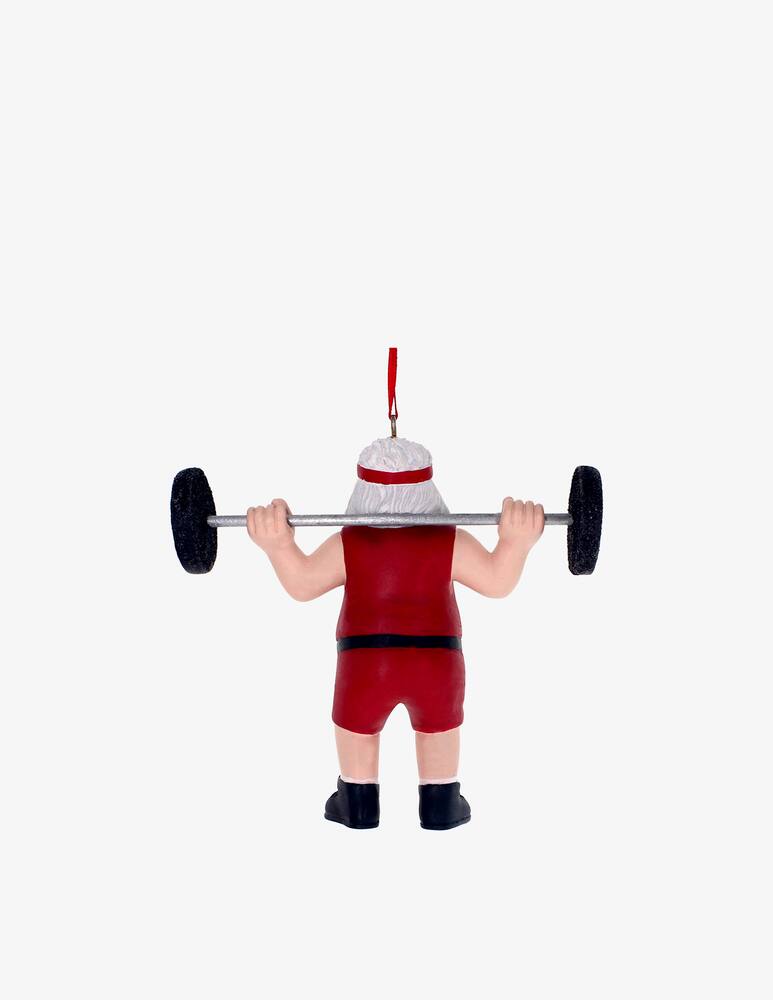 rinascente Kurt S. Adler Santa Weightlifter Ornament