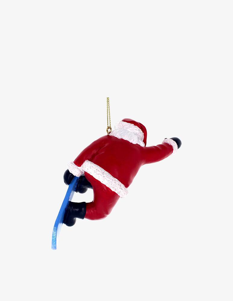 rinascente Kurt S. Adler Addobbo Babbo Natale In Snowboard