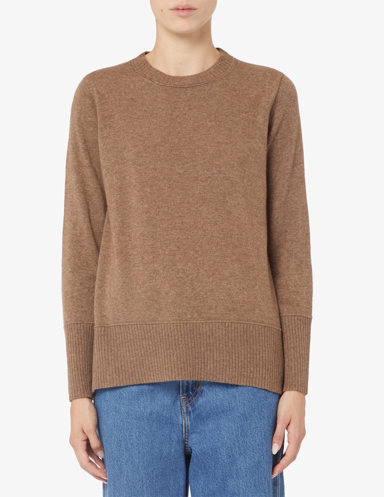 Rinascente Collection Crew-neck sweater with slit - picture 1 Rinascente Collection Crew-neck sweater with slit - picture 1