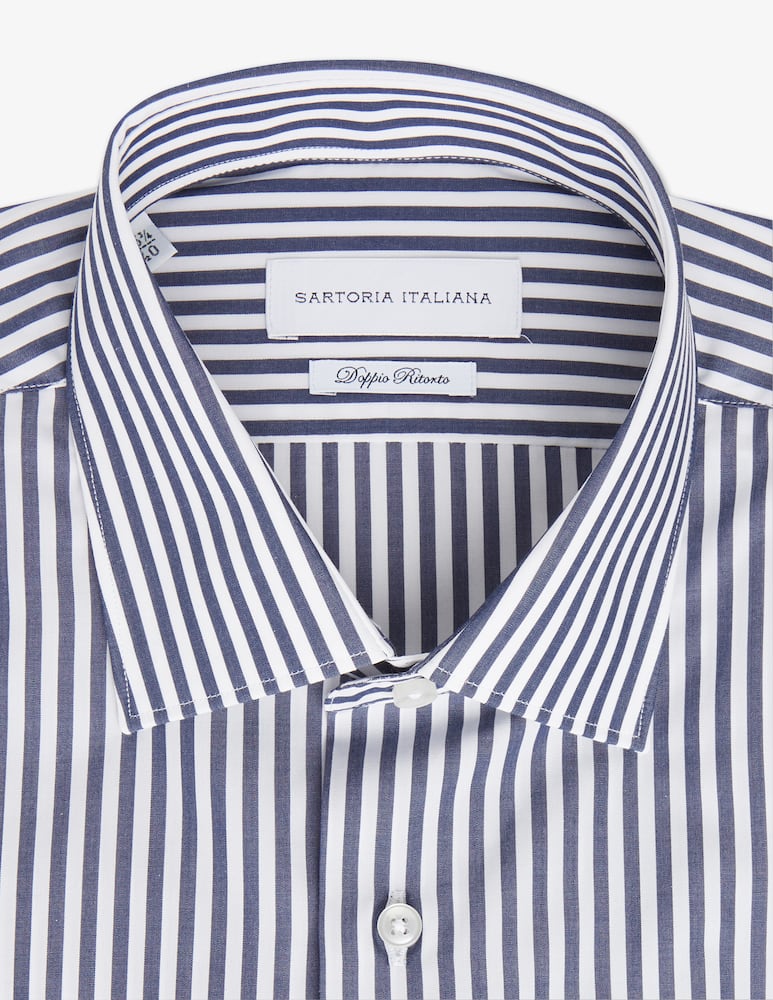 Sartoria Italiana Camicia modern riga doppio ritorto - immagine 2