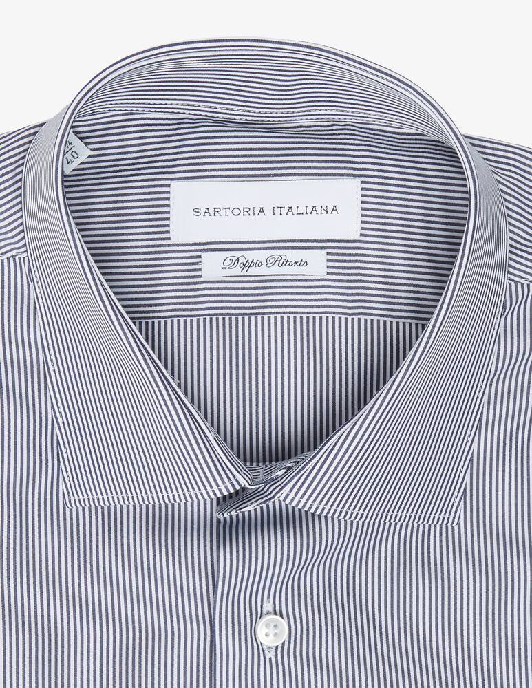 rinascente Sartoria Italiana Camicia modern riga doppio ritorto