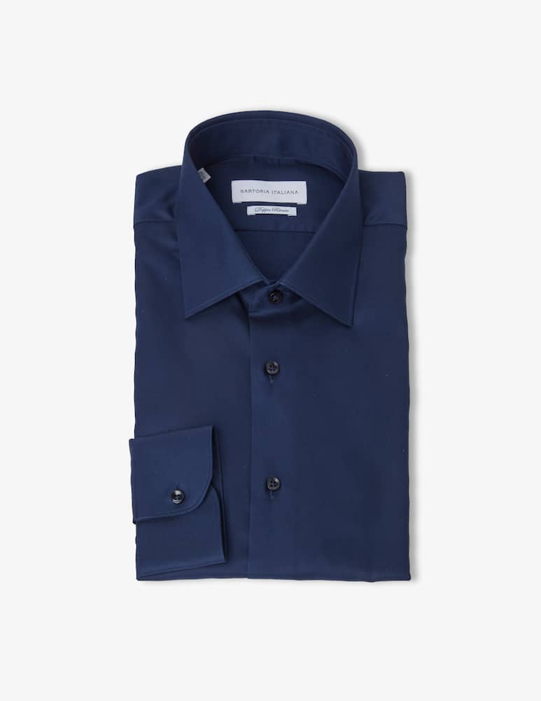 Sartoria Italiana Camicia modern twill doppio ritorto - immagine 1 Sartoria Italiana Camicia modern twill doppio ritorto - immagine 1
