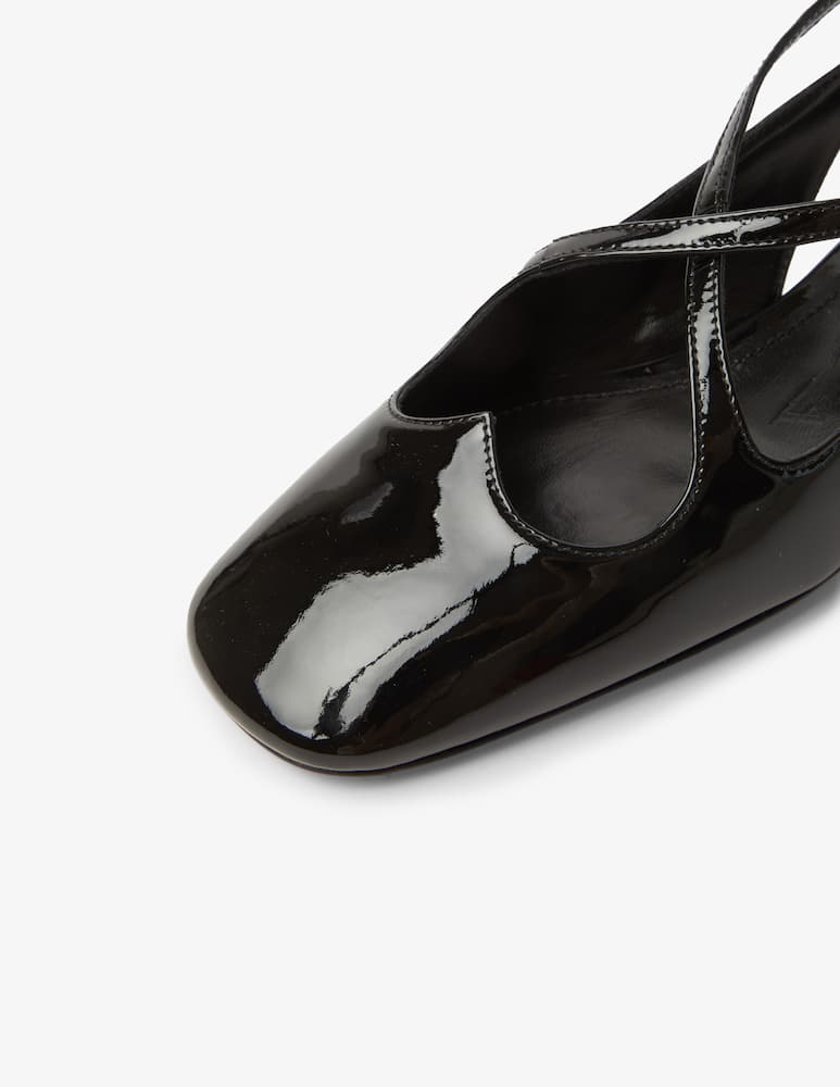 rinascente A. Bocca Patent Slingback