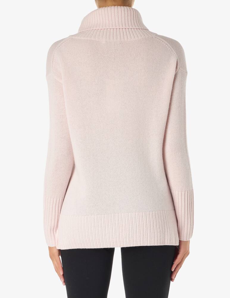 Pure Cashmere Turtle neck ribbed sweater - picture 3 Pure Cashmere Turtle neck ribbed sweater - picture 3