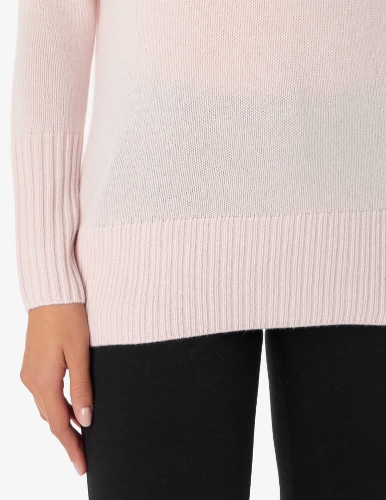 Pure Cashmere Turtle neck ribbed sweater - picture 4 Pure Cashmere Turtle neck ribbed sweater - picture 4