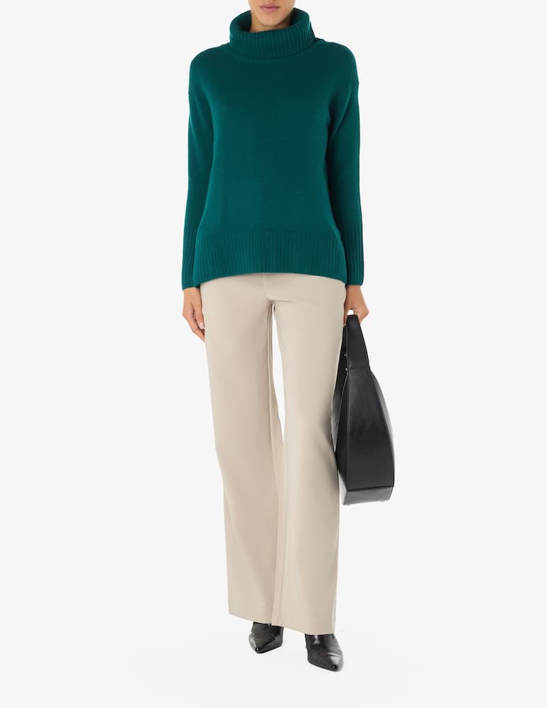 rinascente Pure Cashmere Maglione dolce vita ampio a coste