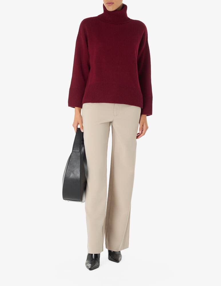 rinascente Pure Cashmere Turtleneck over sweater
