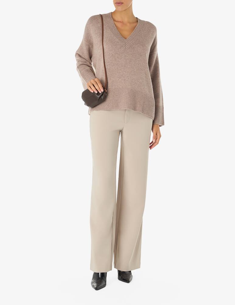 rinascente Pure Cashmere Oversized v-neck sweater